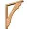 Ekena Millwork Olympic Block Smooth Bracket w/ Offset Brace, Western Red Cedar, 3 1/2"W x 26"D x 30"H BKT0402X26X30OLY05SWR - alternate 1
